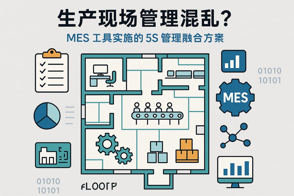 生产现场管理混乱？MES 工具实施的 5S 管理融合方案